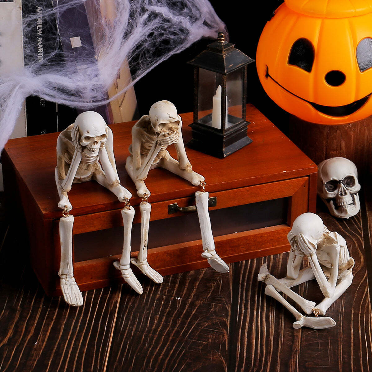 Halloween Skeleton Ornaments (Set of 3)