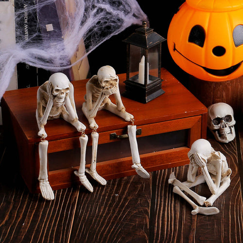 Halloween Skeleton Ornaments (Set of 3)